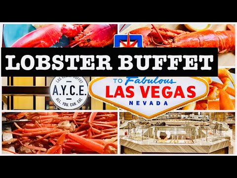 ULTIMATE LOBSTER BUFFET in VEGAS + CRAB LEGS ETC…???????? #vegasbuffet ...