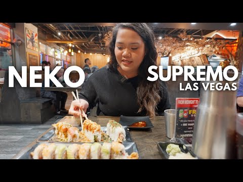 All You Can Eat Sushi Las Vegas NEKO SUPREMO $29 Sushi Buffet Dinner ...